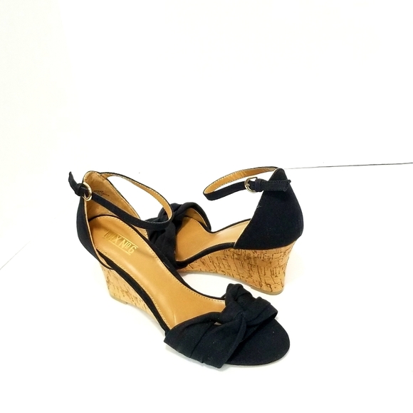 Mix No. 6 Shoes - Mix No 6 black wedge sandals